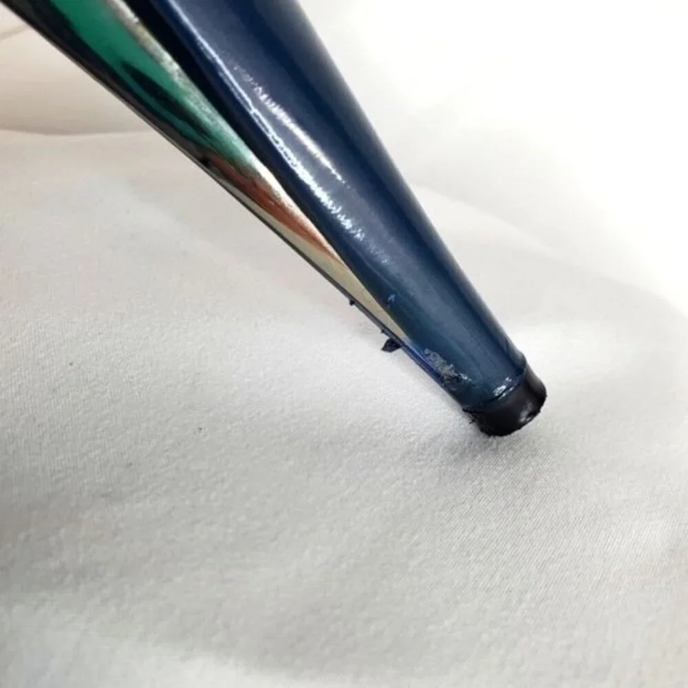 Stuart Weitzman blue patent leather buckle slingback platform shoes heel  7.5 - Picture 13 of 14